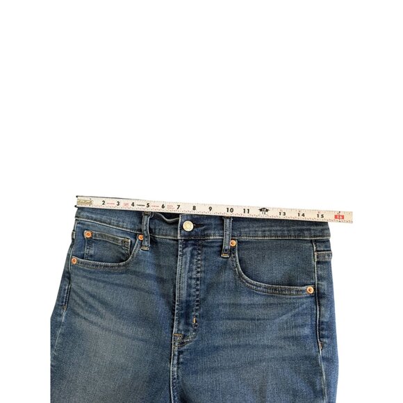 GAP True Skinny High Rise Denim Blue  Jeans Size 31 / 12 Tall - Picture 5 of 7